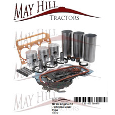 Engine Overhaul Kit for Massey Ferguson 35 Tractor (A3.152 3cyl) Chrome Liner