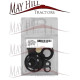 Steering Ram O RIng Seal Kit for Massey Ferguson 165 168 175 178 Hydrosteer Type Ram - 3 Bolt Fixing For Valve. Steering Ram O RIng Seal Kit for Massey Ferguson 165 168 175 178 Hydrosteer Type Ram - 3 Bolt Fixing For Valve.