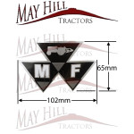 Massey Ferguson Tractor MF Triple Triangle Decal Sticker