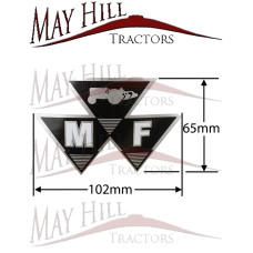 Massey Ferguson Tractor MF Triple Triangle Decal Sticker