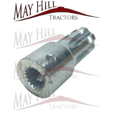 Kubota Satoh Mitsubishi Tractor PTO Adaptor 18 Spline Female - 6 Spline Male