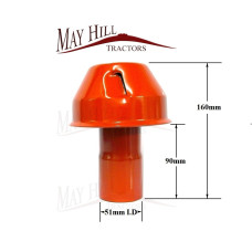 Massey Ferguson 35, 135 Air Pre Cleaner Hat - Medium Length Type