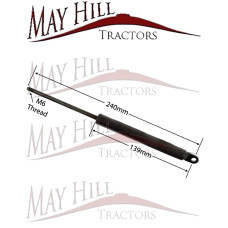 Cab Roof Gas Strut for David Brown 1190 1194 1290 1294 1390 1394 1490 1594 1690 Cab Roof Gas Strut for David Brown 1190 1194 1290 1294 1390 1394 1490 1594 1690