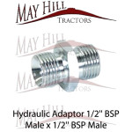 Hydraulic Adaptor 1/2" BSP male - 1/2" BSP male Hydraulic Adaptor 1/2" BSP male - 1/2" BSP male