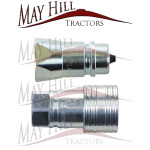 One Pair - Hydraulic Quick Release Coupling 1/2" BSP Male & Female One Pair - Hydraulic Quick Release Coupling 1/2" BSP Male & Female
