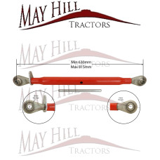 Tractor Top Link (Cat. 1/1) Minimum/Maximum Length: 625mm/827mm