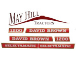 David Brown 1200 Selectamatic Tractor Decal Set, Emblem, Transfers