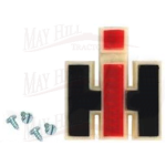 International IH Tractor Plastic Front Bonnet Badge