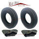 PAIR of 4.00 x 19 BKT Front Tyre 3 Rib + Tubes