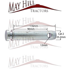 Cat 2 Top Link Pin Cat 25 x 90mm Useable Length