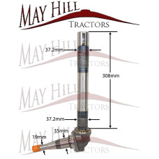 LH Spindle for Ford 2310 2810 2910 3600 3610 3910 4100 4110 4600 4610 - Check Dimensions