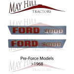 Decal Set for Early Pre Force Ford 3000