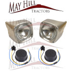 Headlight Lamp Assembly Set LH + RH for Massey Ferguson 135 148 165 175 178 185