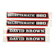 David Brown 880 Selectamatic Tractor Decal Set, Emblem, Transfers