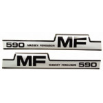 Massey Ferguson 590 Decal Kit