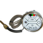 Nuffield 10/60 Tractor Oil & Temperature Gauge - White Face