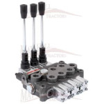 Hydraulic Monoblock Valve 3/8" BSP Ports 3 Banks Single/Double/Double acting Spring centered