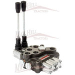 Hydraulic Monoblock Valve 1/2"BSP Ports 2 Banks Single/Double acting Spring centered