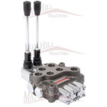 Hydraulic Monoblock Valve 1/2"BSP Ports 2 Banks Double/Double acting Spring centered