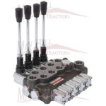 Hydraulic Monoblock Valve 1/2"BSP Ports 4 Banks Single/Double/Double/Double acting Spring centered