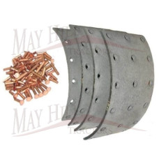 David Brown Tractor Brake Lining Set 3.1/2" Wide 4pcs with rivets