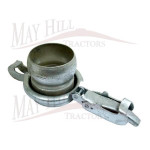 Male Coupling with Threaded end 6" Galvanised B for Bauer Slurry Equipment