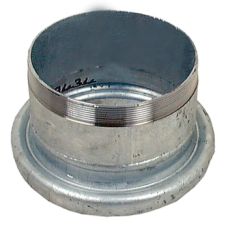 Female Coupling with Threaded end 6" (Galvanised) - Bauer